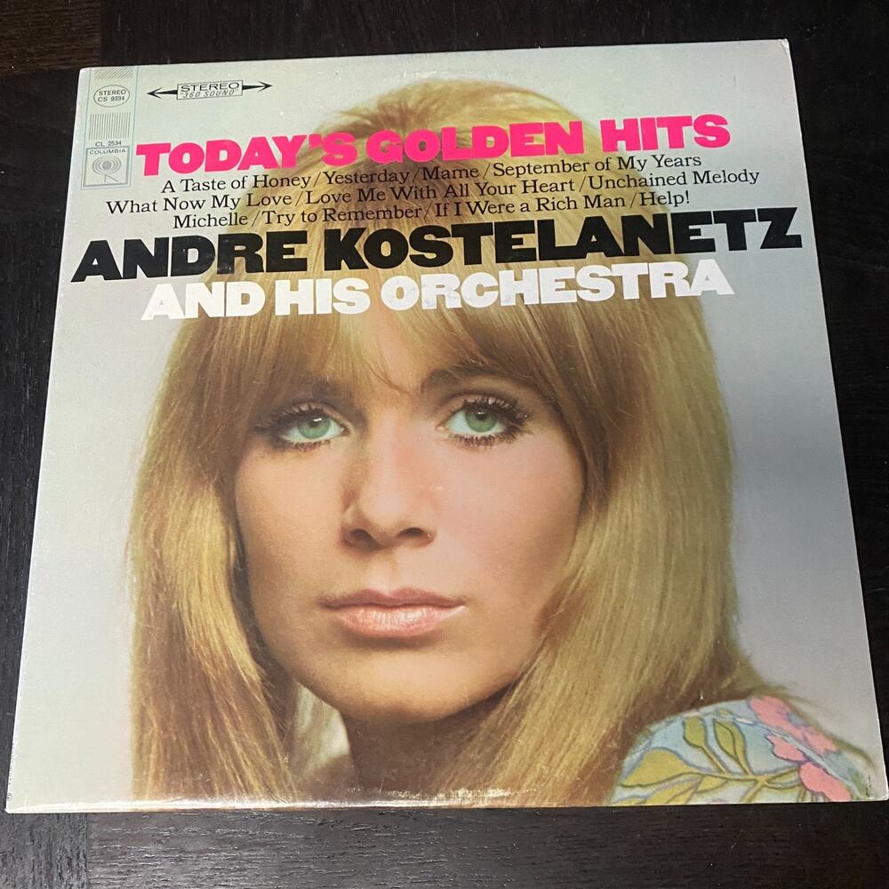 Andre Kostelanetz Today's Golden Hits by Columbia Records 33rpm VINYL LP